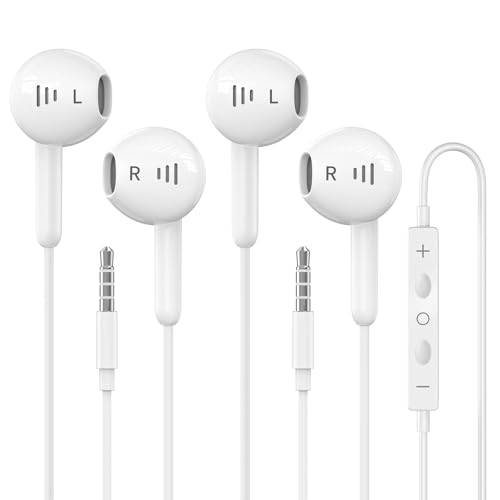 iPhone�p3.5mm�W���b�N�L���w�b�h�t�H��:���N���A�Ȓʘb&�m�C�Y�Ȃ� 3.5mm�v���O�R�[�h�t���C���z�� �}�C�N�{�����[���R���g���[���t�� �R���s���[�^�[/�g�ѓd�b/�m�[�g�p�\�R��/iPad/iPod/MP3/Android�ɑΉ�