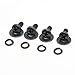 ReplacementScrews VESA Compatible M4 10mm TV/Monitor Wall Mount Screws for 75x75mm and 100x100mm Brackets. Metric Screws & Washers for Mounting Any TV/Monitor Brand.