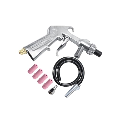Kit de chorro de arena versátil con múltiples accesorios y boquillas intercambiables