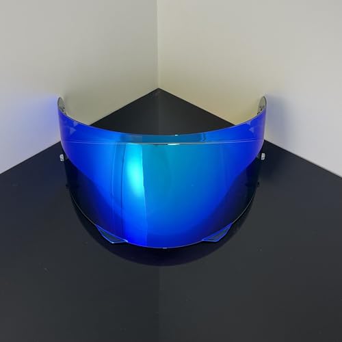 BSTOP HJ-33 Helmet Visor for HJC i90 Shield Replacement Uv Protected Faceshield Helmet Accessories (Revo Deep Blue-day use only)