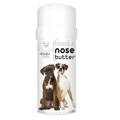 Image of The Blissful Dog Boxer Duo Nose Butter, Versatile Dog Nose Balm for Dry Nose, Handcrafted Nose Moisturizer, Easy-to-Apply Dog Essentials, Unscented, 2 oz.
