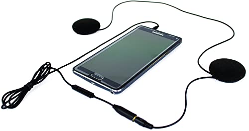 UCLEAR Digital Pulse Plus Wired Drop-In High Definition Helmet Speakers with Controller - Compatible with Android