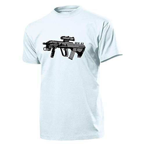 T-shirt AUG A3 JaKdo blanc taille S pour l'Armée autrichienne Bundesheer Sagittaire