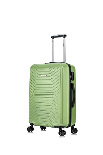 FLYMAX 45x36x20 EasyJet Cabin Bag Cabin Suitcase Carry on Hard Shell Hand Luggage Case Approved for Ryanair EasyJet 2 Fits 8kg/12kg 30 Litre Capacity + 3 Digit Lock + Telescopic Handle Luggage