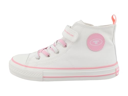 Tom Tailor 7470230002 Sneaker für Jungen, White, 40 EU