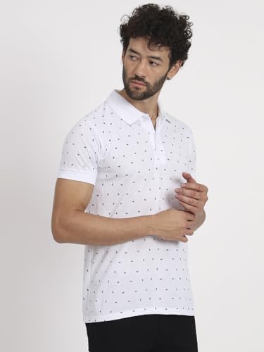 Image of Men Cotton Half Sleeves Regular FIT Polo T-Shirt