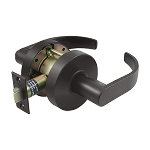 Grade 2 Commercial Curved Standard Passage Lock w Cylinder (Oil Rubbed