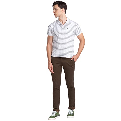Image of Parx Cotton Black Casual Trouser for Men