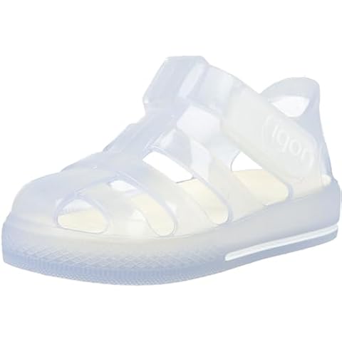 Igor Star Cristal White PVC Toddler Sandals Cover
