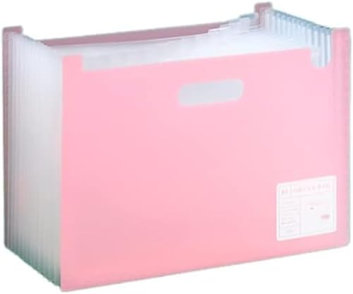 uuClubファイルフォルダ a4資料ホルダー 25ポケット 名前ラベル 防水 ドキュメントファイル A4 書類入れ 学校やオフィスや 拡張フォルダ 紙挟み 防水ファスナー 出張 収納 分類 事務用品 持ち運び (13ポケット/A)