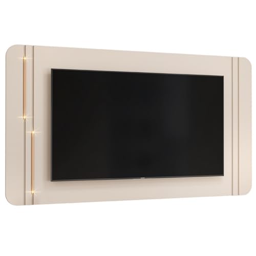Painel Com Led Para TV's de Até 75 Polegadas Lívia Off White