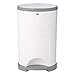 Diaper Dekor Mini Hands-Free Diaper Pail | White | Easiest to Use | Just Step – Drop – Done | Doesn’t Absorb Odors | 20 Second Bag Change | Most Economical Refill System