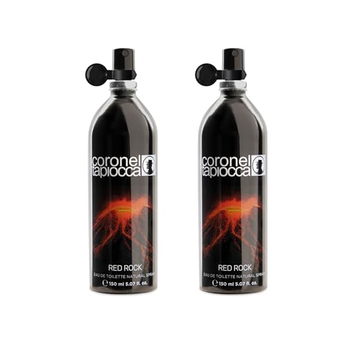 CORONEL TAPIOCCA - Red Rock, Colonia Hombre, Pack de 2 x 150 ml,...
