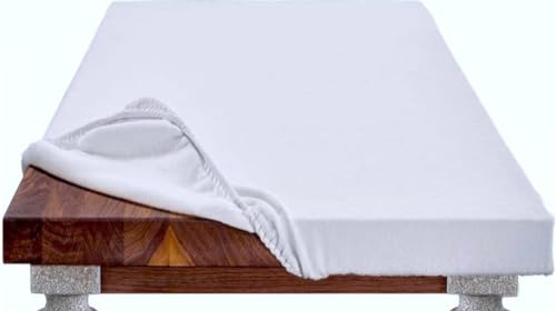 SpazioTessile - Mollettone Tavolo Rettangolare SalvaTavolo SottoTovaglia in Feltro, Tovaglia Copritavolo Lavabile con Elastico Perimetrale, Proteggitavolo da Urti, Graffi, 110x240cm per Tavolo 90x220