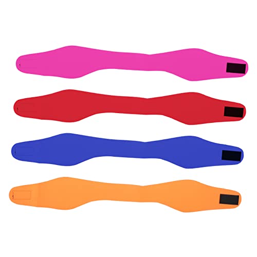 4pcs Ear Band Headband for Swimming Shower and Diving Adjustable Ear Protector for Unisex and Colors for Athletes and Water Sports Enthusiasts