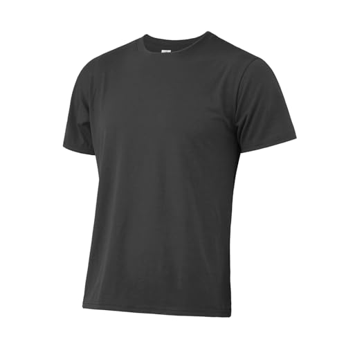 Men's T Shirts Short-Sleeve Crewneck Solid Color Fashion for Casual & Daily Wear3