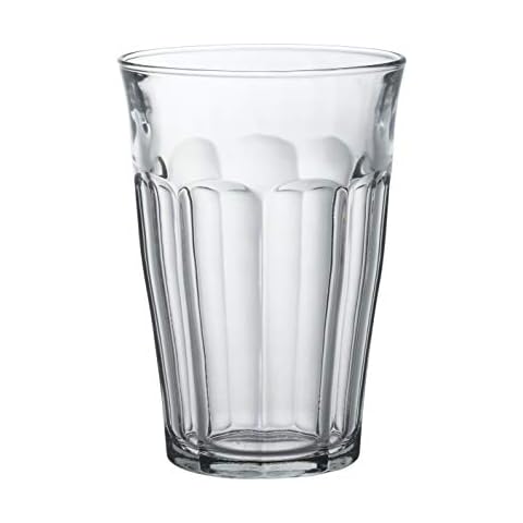 Duralex Tempered Glass, Made In France Picardie Clear Tumbler, Set of 6, 12.62 oz. Cover
