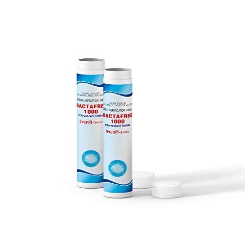 Image of 1000 Water Purification Tablets - Disinfectant tablet for Overhead and Underground Water Tank - 1 Tablet Purifies 1000 liters Water - Pack of 2, 24 Tablets