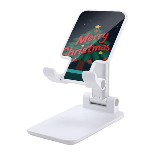 Support pliable pour téléphone portable motif magique arbre de Noël pour bureau