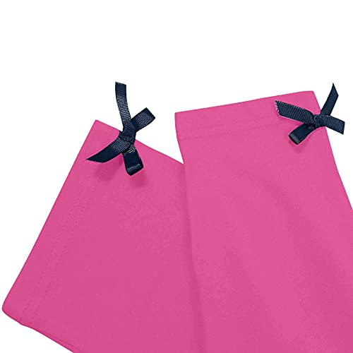 Image of LUKYCILD Baby Girls Summer Clothes Casual Clothing Suit Short Sleeve Striped T-Shirt +Pants