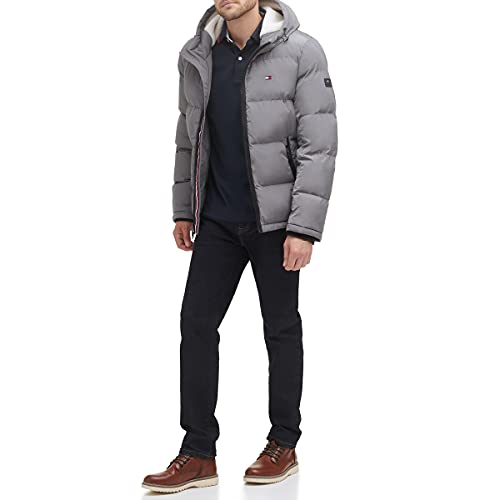 Image of Tommy Hilfiger Men's Classic Hooded Puffer Jacket (Standard and Big & Tall)