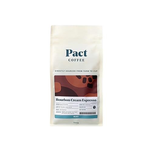 Pact Bourbon Cream Espresso, Dark Roast (500g) - Wholebean - Freshly Roasted in Surrey