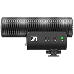 Microfono Sennheiser Para Camara Sennheiser MKE 400 Micrófono Shotgun Direccional para Cámara con Conectores TRS y TRRS de 3,5mm para DSLR, Mirrorless y Móvil, 508898
