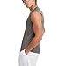 Champion Sleeveless, Sport Tank, Moisture Wicking, Muscle T-Shirt for Men (Reg Tall), Stone Gray, XX-Large Big