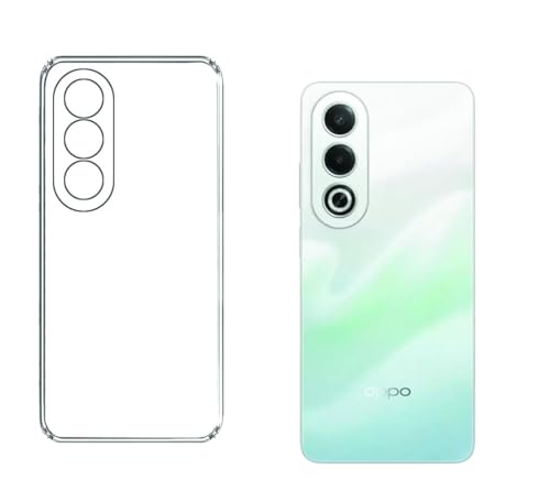Image of Soft Rubber Back Cover Compatible Model for Oppo CPH2667 / K12x 5G - Transparent