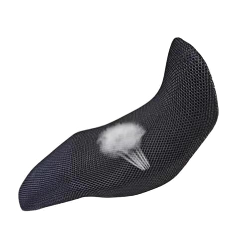 Housse de selle pour Yamaha XT600E maille nid d'abeille noire