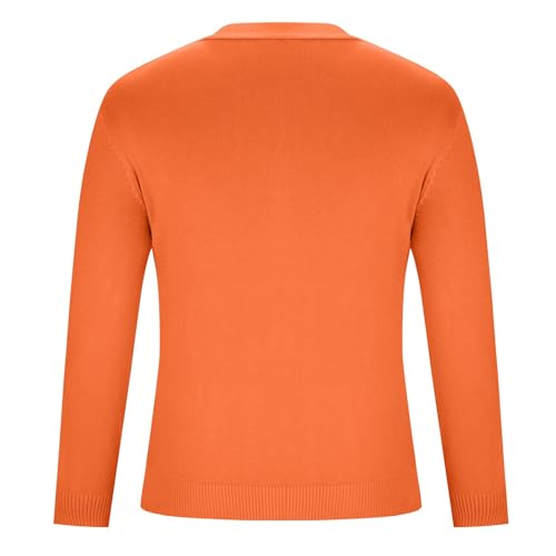 Men V Neck Cardigan Long Sleeve Button Down Casual Relaxed Slim Fit Knit Sweater for Fall Winter Basic4