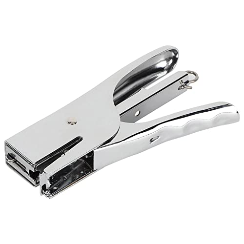 ANKROYU Zangen-Heftgerät, schweres Metall-Handzangen-Heftgerät, Bindemaschine, bequem zu haltender Büro-Desktop-Hefter für Handwerk, Büro, Zuhause, Schule