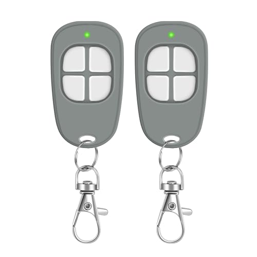 2 x AAM0049 Télécommande SCS Motorisation Portail Portes de Garage 4-Canaux 433,92MHz Garantie de 3 Ans