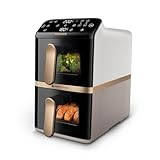 DESIGN COMPATTO CON CAPACITÀ DI 10L – L'Airfryer impilabile prepara pasti per la famiglia e occupa fino al 45% di spazio in meno in cucina rispetto ad altri Airfryer Philips a doppio cestello. Perfettamente adatto anche per piccole cucine.