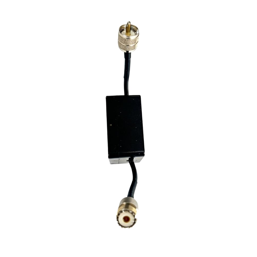 EM25 cewka przepustnicy pierścieniowej magnetycznej z obudową ABS, 1:1 do radiu 1,8-30 MHz HF, 100 W PEP, PL-259 na SO-239, ochrona przed kurzem i wilgocią