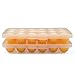 Silicone Baby Reusable Food Storage Tray (2 Pack) - Pop Out 1oz Portion Silicone Stackable Freezer Tray, Snap-on Lid, Non Toxic BPA & PVC Free, Dishwasher &Microwave Safe, Healthy Meal Prep, Gift