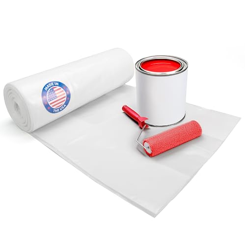 Plastic Sheeting 4 Mil - Heavy Duty LDPE Roll