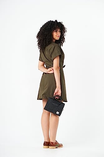 The Arran Tote Black Herringbone3