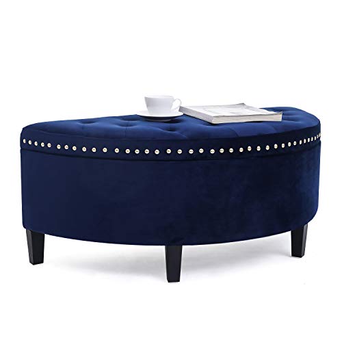 Find the Perfect Navy Blue Ottoman With Storage For Your Home