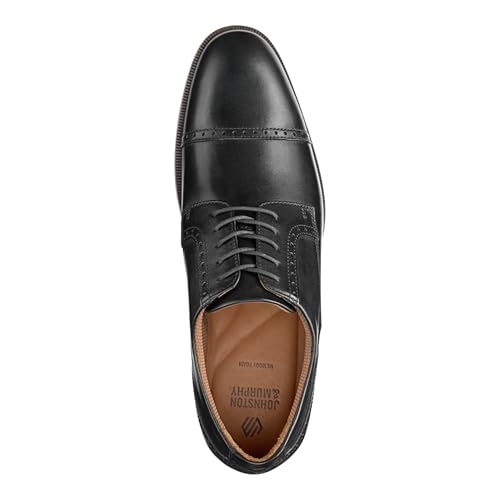 Johnston & Murphy Reeve Cap Toe Shoes, Men's Leather Shoes for Work & Casual Wear, Comfortable Shoes for Men2