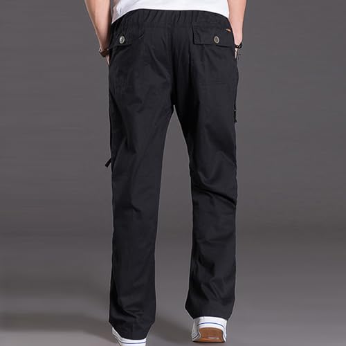 WENKOMG1 Men's Pants, Hiking Tactical Stretch Military Combat Work Pants with Pockets, L-6XL2