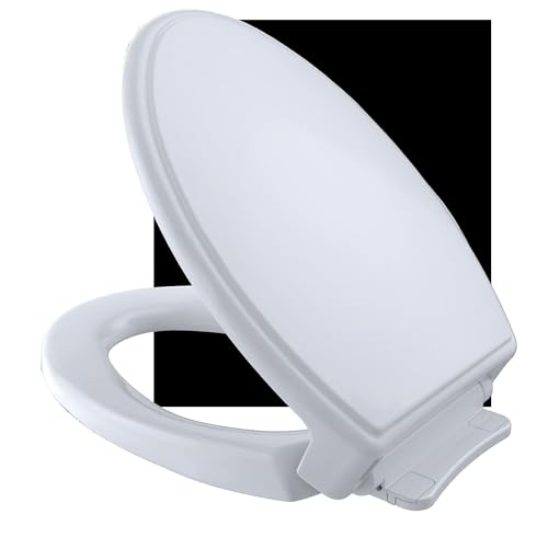 TOTO SS154#01 Traditional SoftClose Elongated Toilet Seat, Cotton White