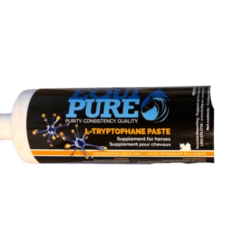 EquiPure L-Tryptophan Paste for Horses – 90g Oral Syringe – Supports Calm Behavior & Nervous System Health – Equine Supplement Made in Canada