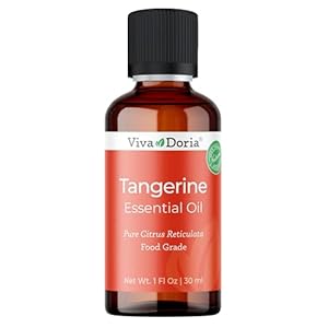 Viva Doria Tangerine Essential Oil, 100% Pure, Natural Essential Oil, Undiluted, for Aromatherapy | Food Grade, 30 mL (1 Fluid Ounce)