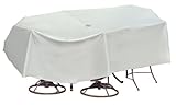 Protective Covers Weatherproof Patio Table and Chair Set Cover, 60 Inch x 66 Inch, Oval/Rectangle Ta
