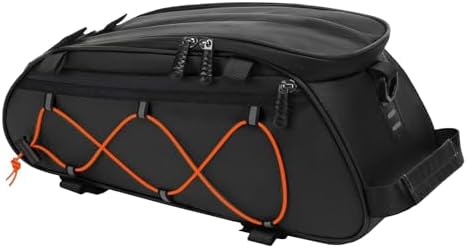 Mosiso - - MOSISO Bike Rack Bag, Waterproof Bicycle Trunk Pannier Rear Seat Pouch Cycling Bike Carrier Backseat Storage Luggage Saddle Shoulder Bag, Yellow