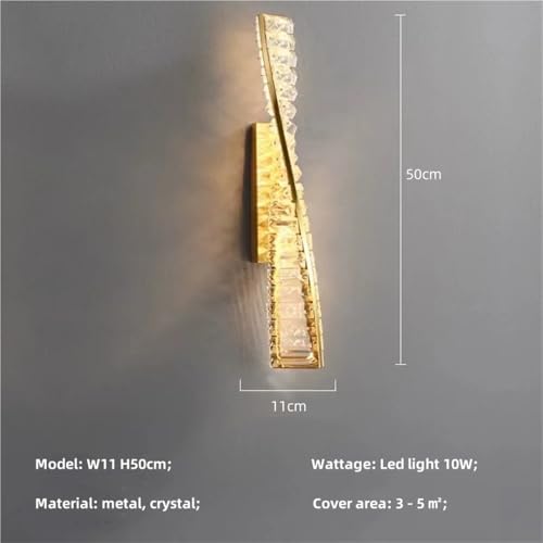 Aplique de pared de cristal irregular para iluminar y decorar el pasillo o tu dormitorio de forma moderna 3