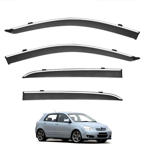 Window Visors Rain Guards for Toyota Corolla RunX Hatchback [MK9-E120 2002-2006]