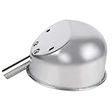 Changor Schweineschüssel, geeignet für Burget Wasser, 21,5 x 17 x 14 cm, Edelstahl, 24 x 21 x 17,5 cm