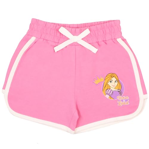 Image of Disney Princess Minnie Mouse Lilo and Stitch Girls Short Sets Shirt and Shorts Set Girl Outfits for Toddler and Kids Clothes